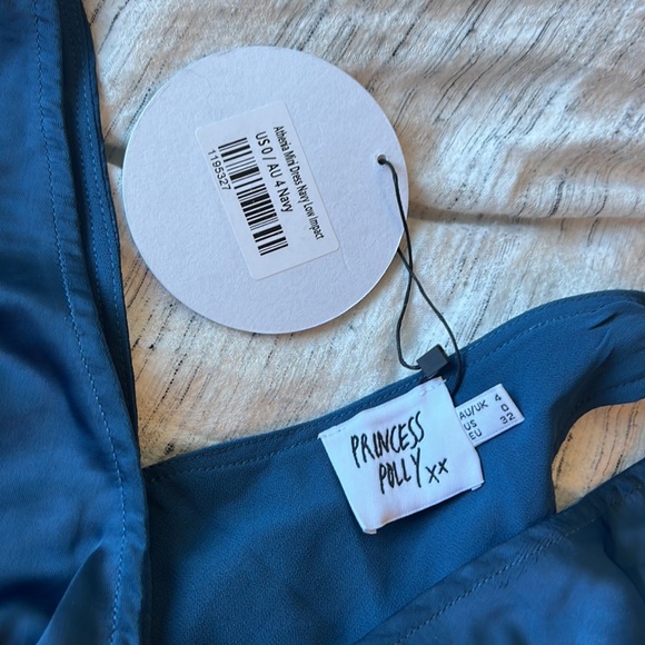 Princess Polly Athenia Mini Dress Navy - NWT - Picture 4 of 4
